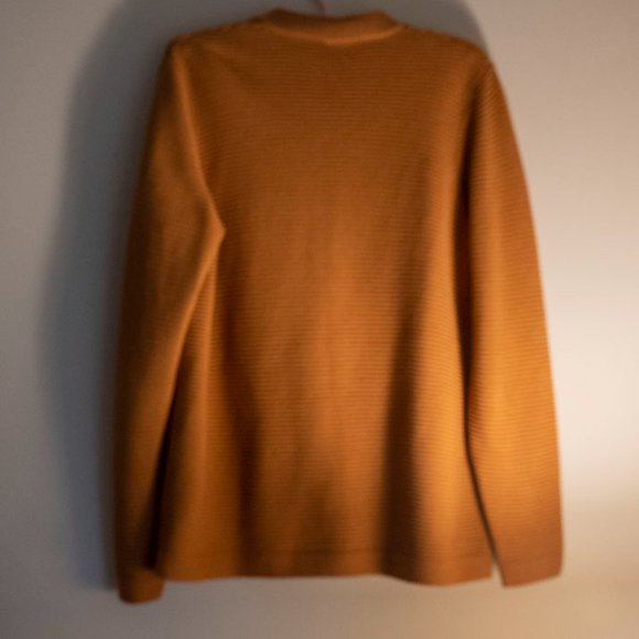 SIGRID OLSEN FAN! SOFT SWEATER JACKET SIZE 38 WITH SCARF - Picture 3 of 3